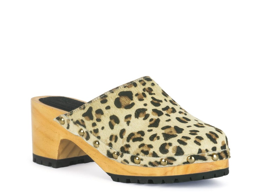 New Rag & Co Acer Slide Beige Leopard Print