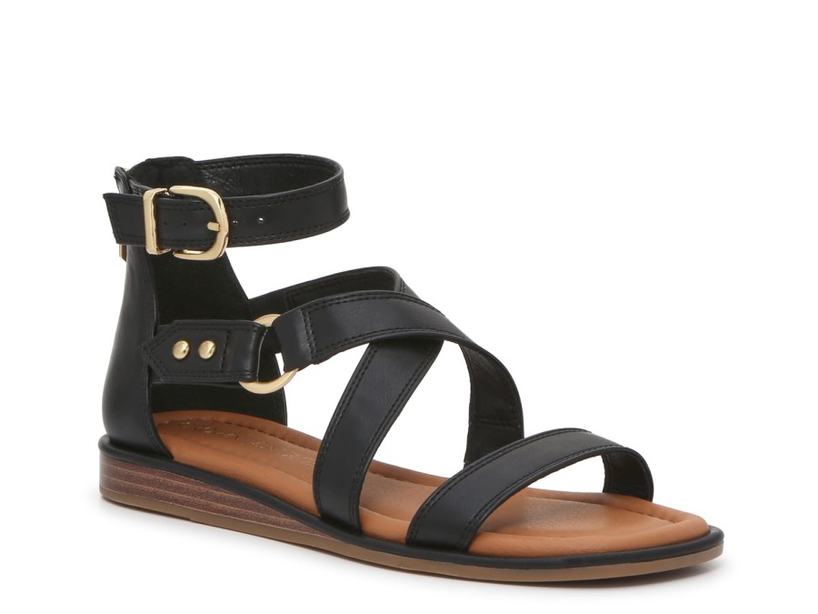 Clearance Crown Vintage Riana Gladiator Sandal Black