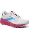 Online Brooks Adrenaline Gts 22 Running Shoe - Women'S Light Grey/Blue/Pink Cheetah Print