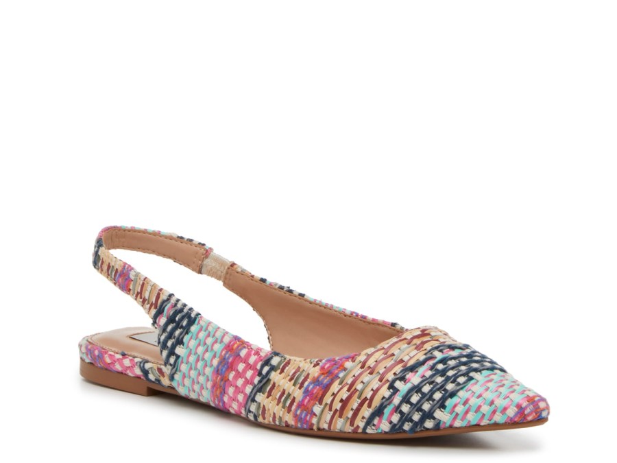 Clearance STEVEN NEW YORK Malina Flat Hot Pink/Teal/Multicolor