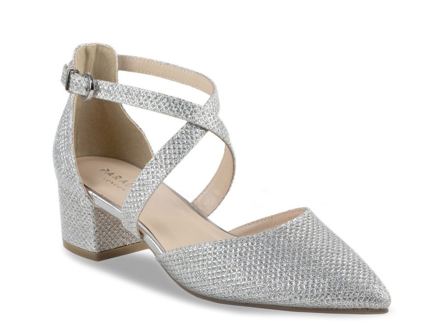 Hot Paradox London Francis Pump Silver Metallic