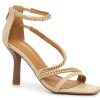 Online Adrienne Vittadini Geoff Sandal Taupe