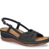 New Easy Street Jupiter Wedge Sandal Black