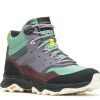 Best Merrell Speed Solo Mid Hiking Boot - Women'S Dark Green