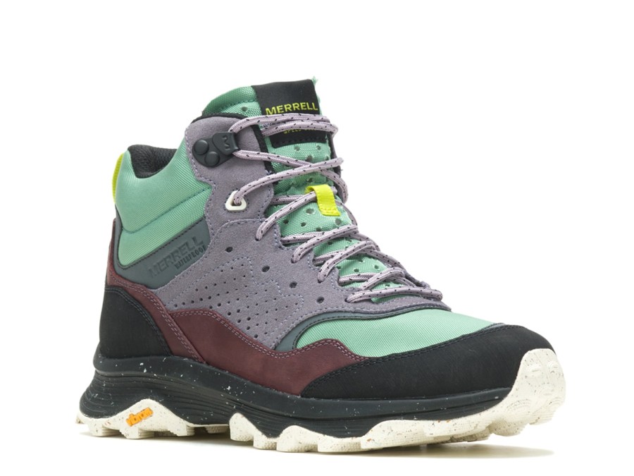 Best Merrell Speed Solo Mid Hiking Boot - Women'S Dark Green