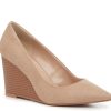 Clearance Mix No. 6 Harlain Wedge Pump Mink Taupe Fabric