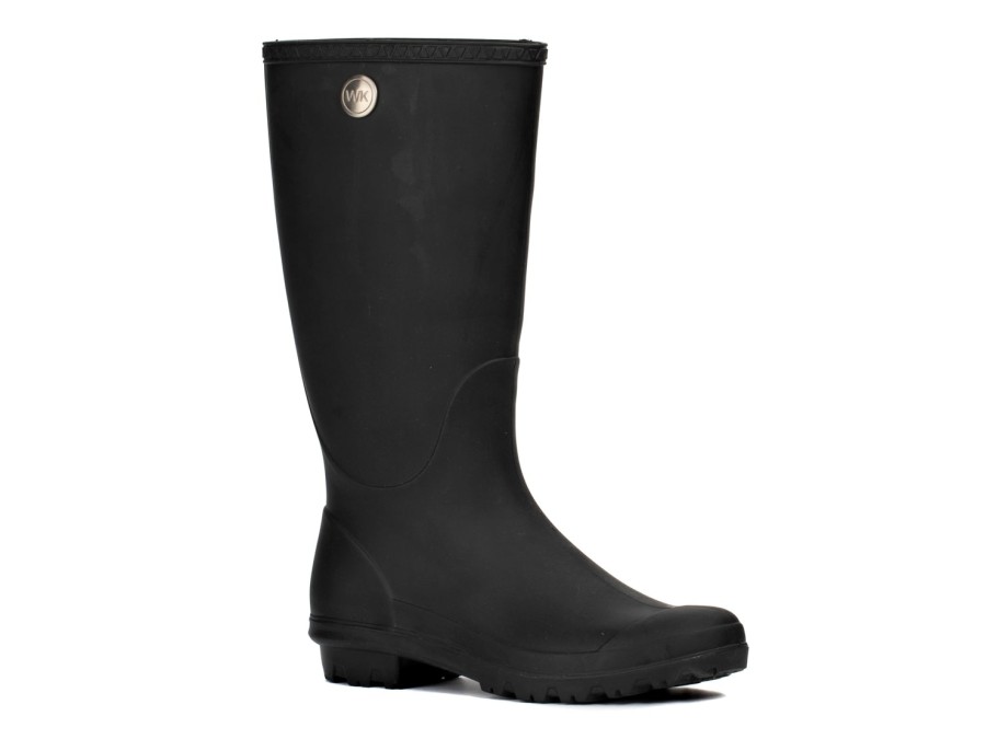 Online WET KNOT Surrey Waterproof Wellington Boot Black