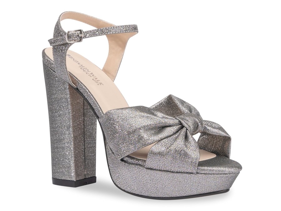 Wholesale Touch Ups by Benjamin Walk Sailor Platform Sandal Pewter