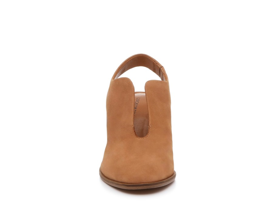 Clearance Lucky Brand Ratonda Pump Latte Tan