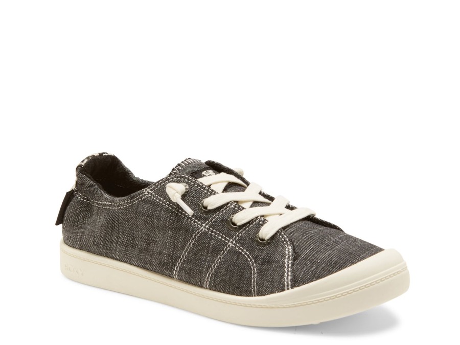 New Roxy Bayshore Plus Sneaker Black Textile