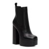 Clearance Jessica Simpson Shamira Platform Bootie Black Leather