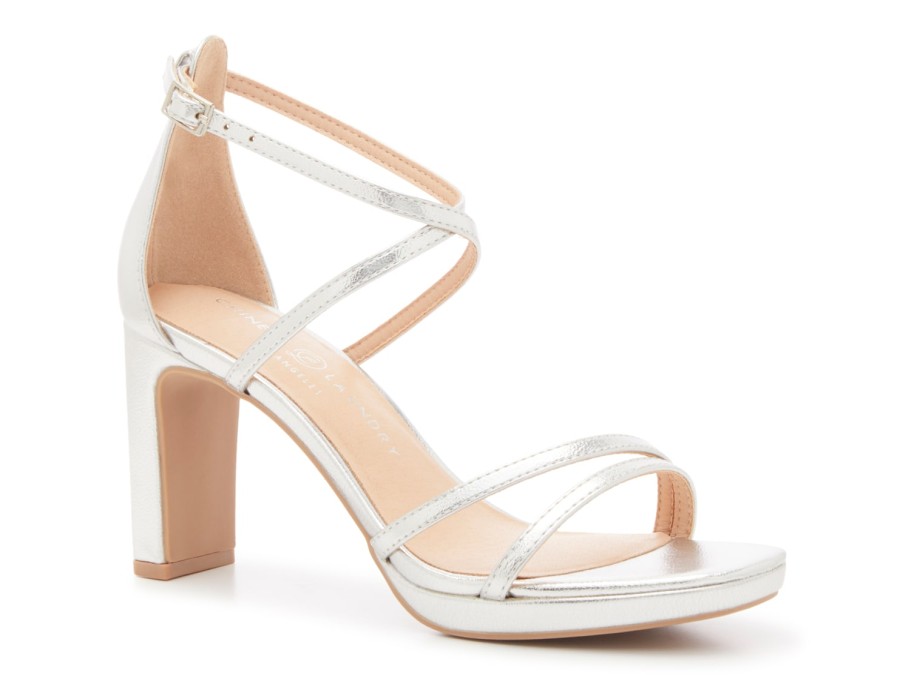 Best Chinese Laundry Taryn Sandal Silver Metallic