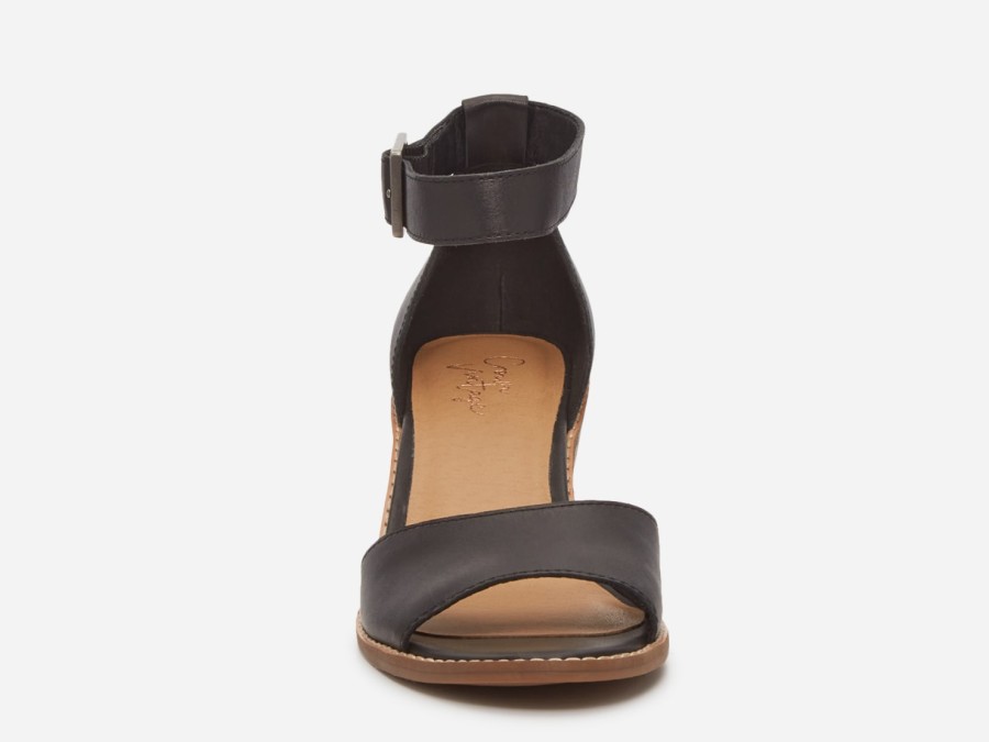 Clearance Crown Vintage Cintia Wedge Sandal Black