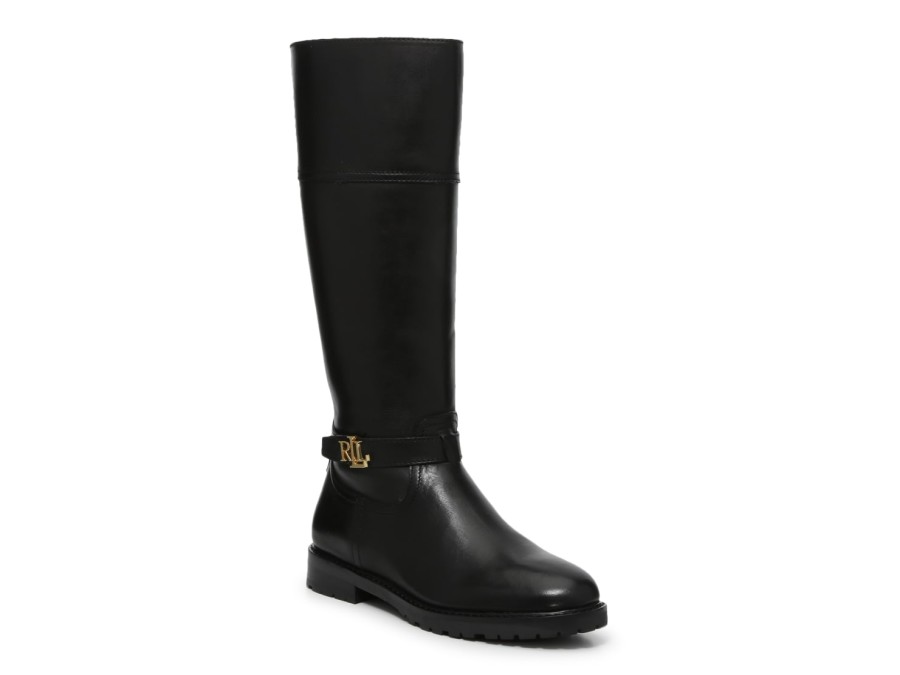 Best Lauren Ralph Lauren Everly Riding Boot Black