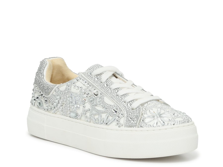 Wholesale Betsey Johnson Lenon Platform Sneaker - Women'S Silver Metallic