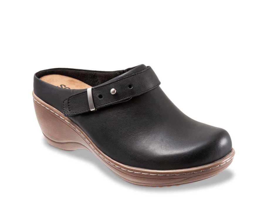 Best Softwalk Marquette Clog Black