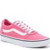 Hot Vans Ward Lo Sneaker - Women'S Pink Overflow