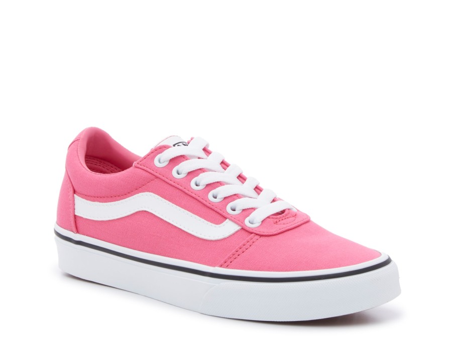 Hot Vans Ward Lo Sneaker - Women'S Pink Overflow