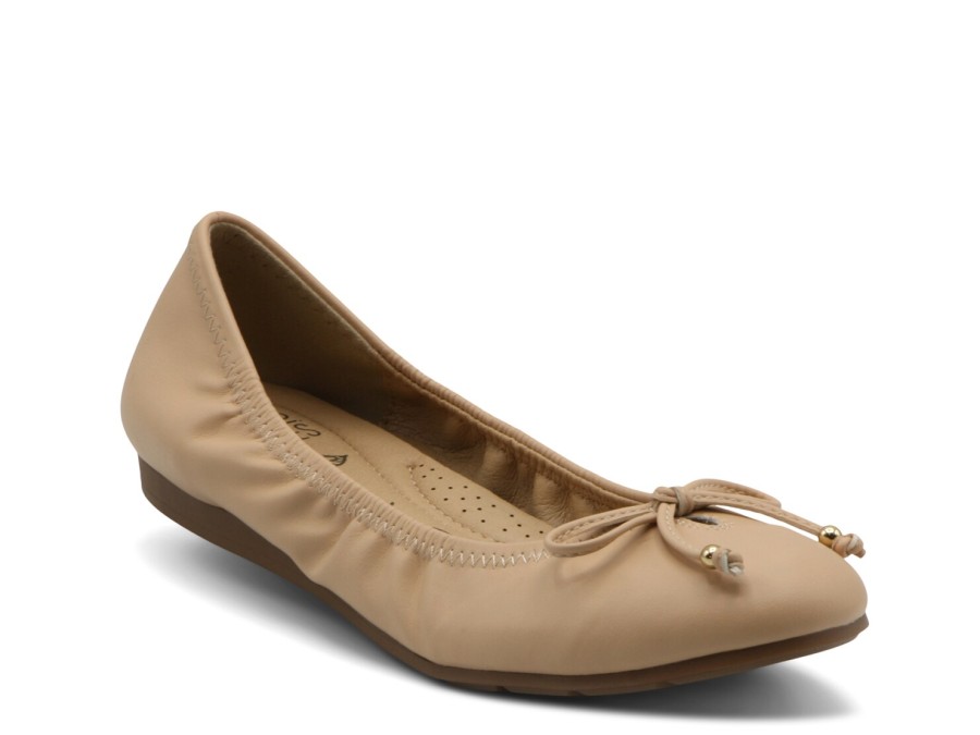 New Mootsies Tootsies Cameo Ballet Flat Brown