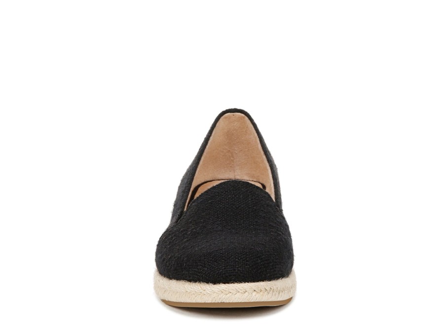 New LifeStride Kamilla Espadrille Wedge Pump Black