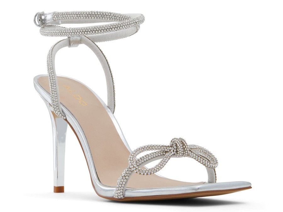 Online Aldo Barrona Sandal Silver Metallic