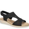 Wholesale Easy Street Alba Wedge Sandal Black