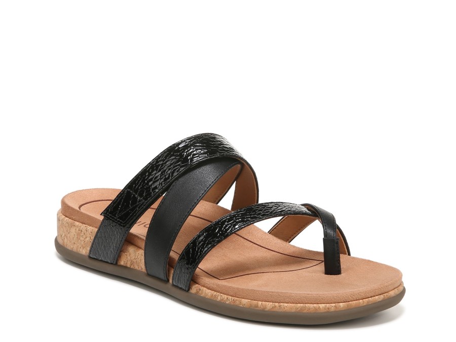 Best Vionic Anelle Sandal Black Patent