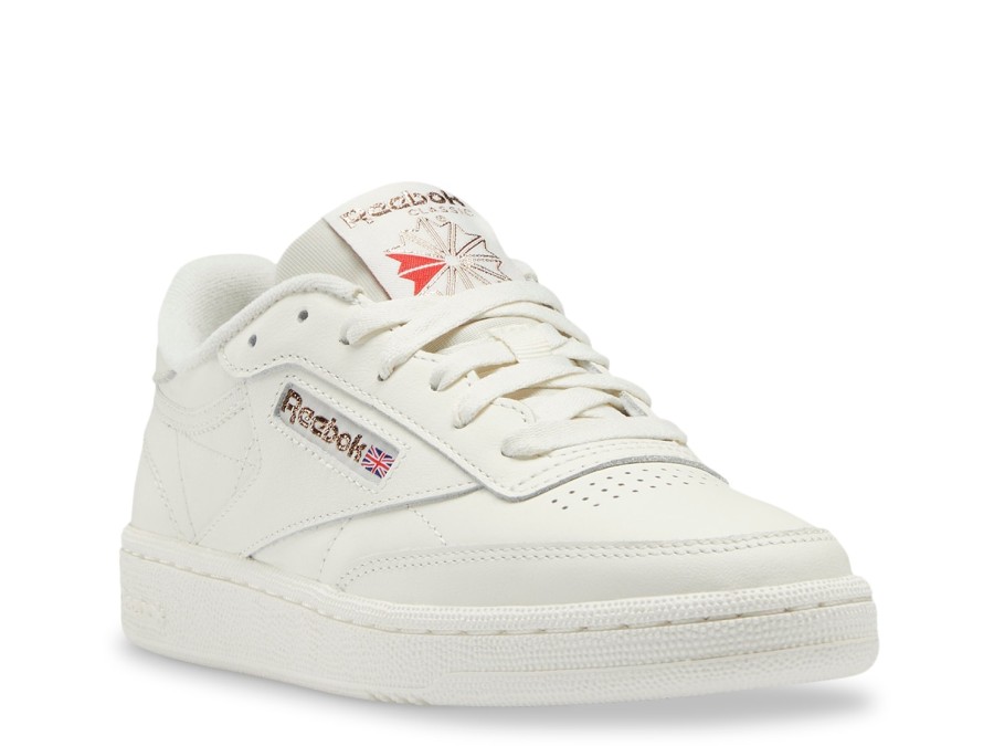 Clearance Reebok Club C Retro Sneaker - Women'S Chalk White