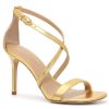 Best Lauren Ralph Lauren Gabrielle Sandal Gold Metallic