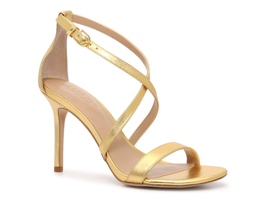 Best Lauren Ralph Lauren Gabrielle Sandal Gold Metallic