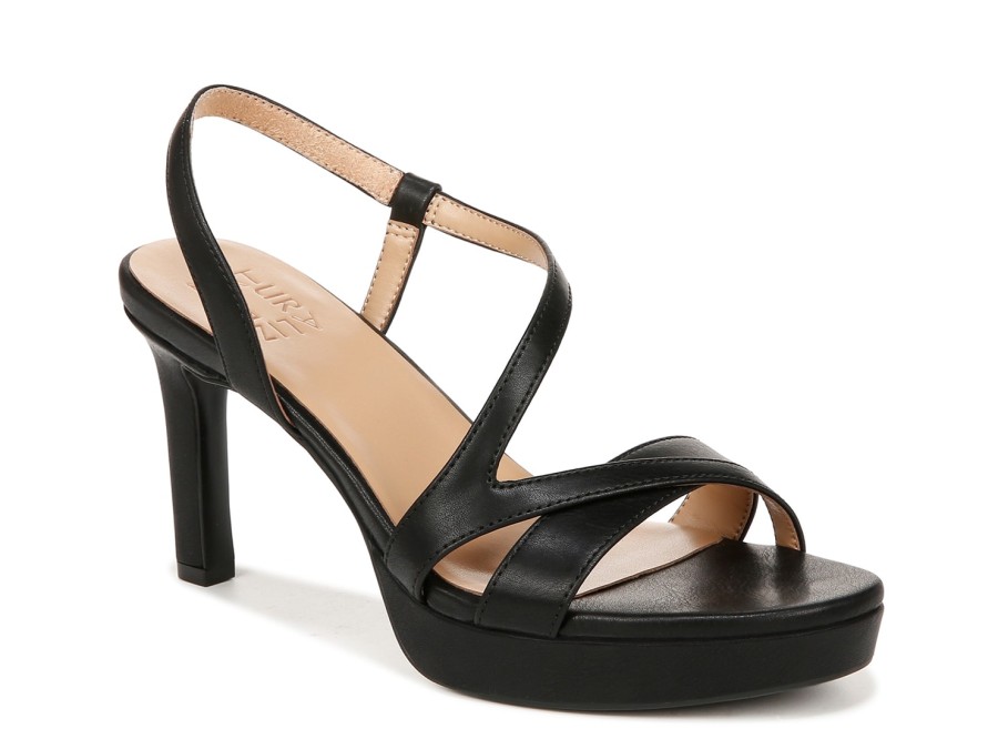 New Naturalizer Abby Platform Sandal Black