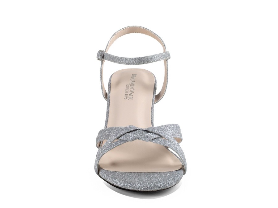 Hot Touch Ups by Benjamin Walk Elle Sandal Silver Metallic