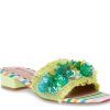 New Betsey Johnson Peyten Sandal Green Multicolor