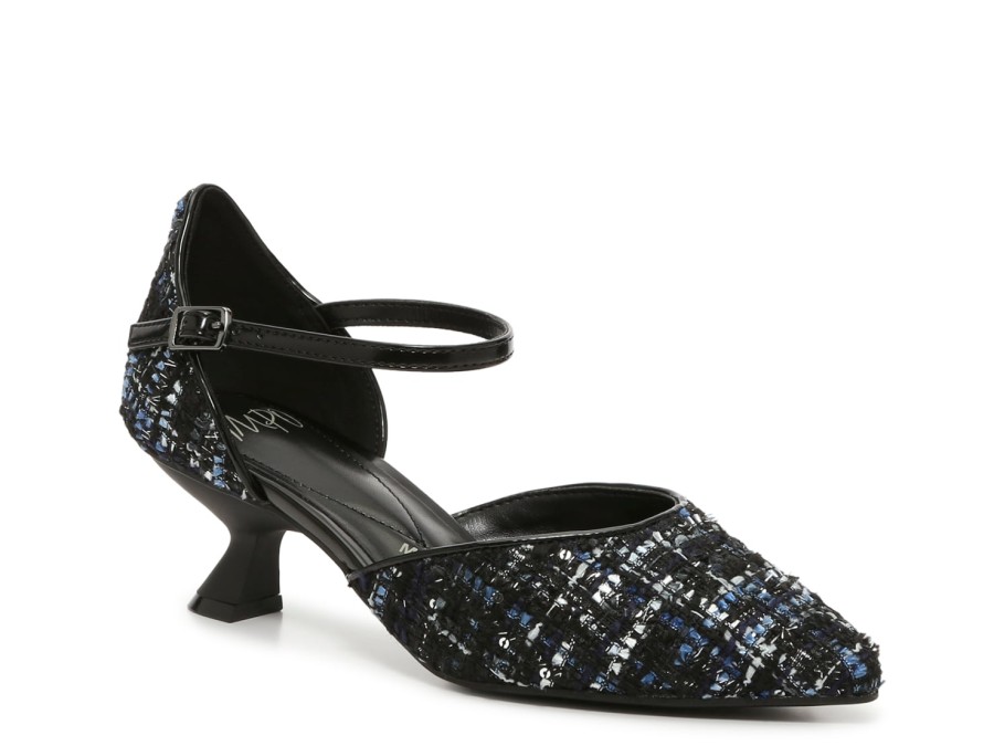 Best Impo Edricka Pump Black/Blue Tweed