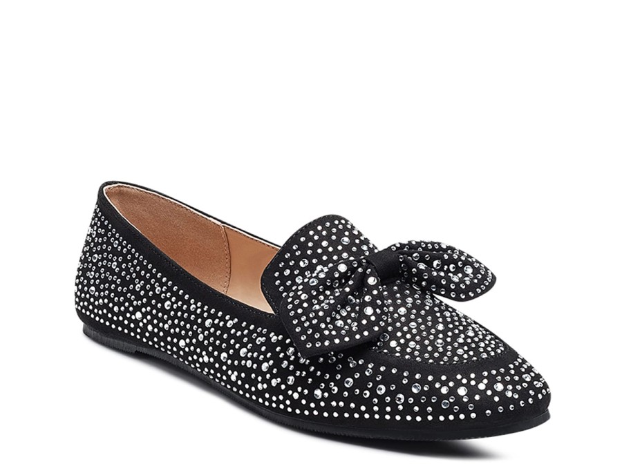 Best London Rag Bowtop Loafer Black