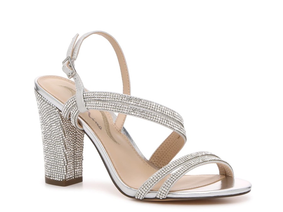 Online Nina Sabetha Sandal Silver Metallic