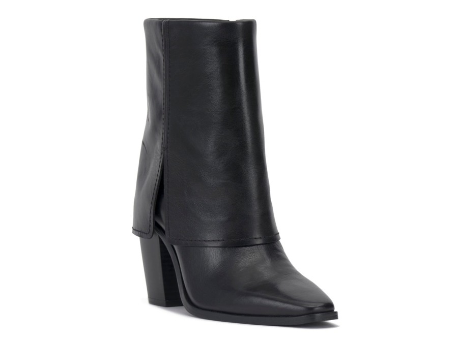 Clearance Vince Camuto Alolison Foldover Boot Black