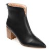 Hot Journee Collection Kayden Bootie Black