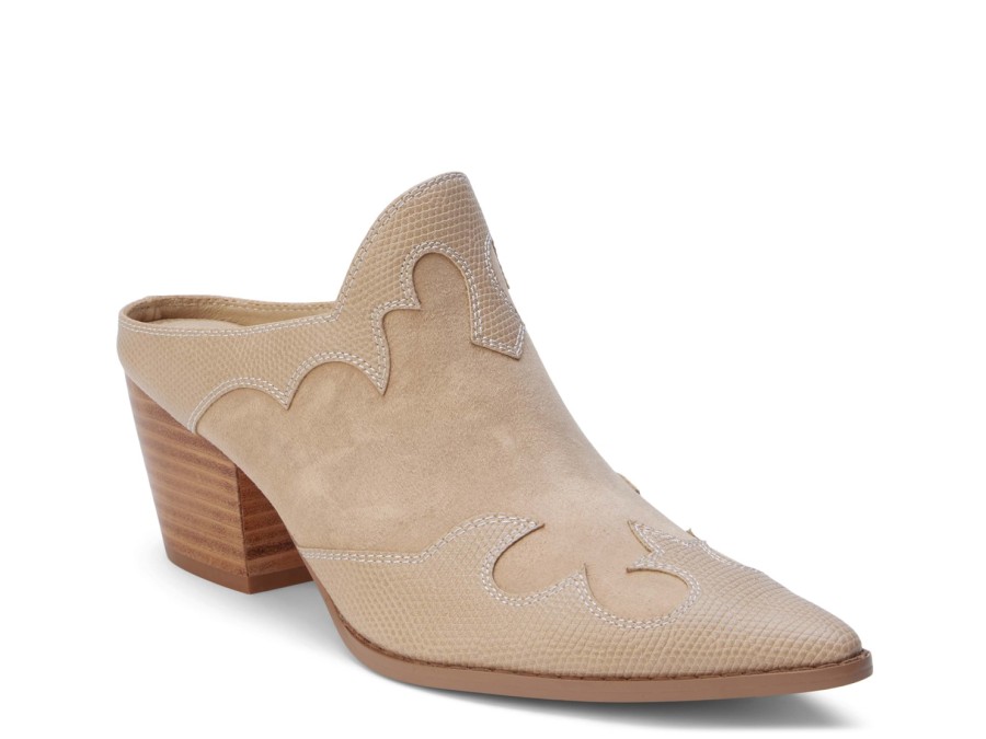 Online Coconuts Jordie Mule Beige Fabric