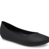 Online Crocs Brooklyn Ballet Flat Black