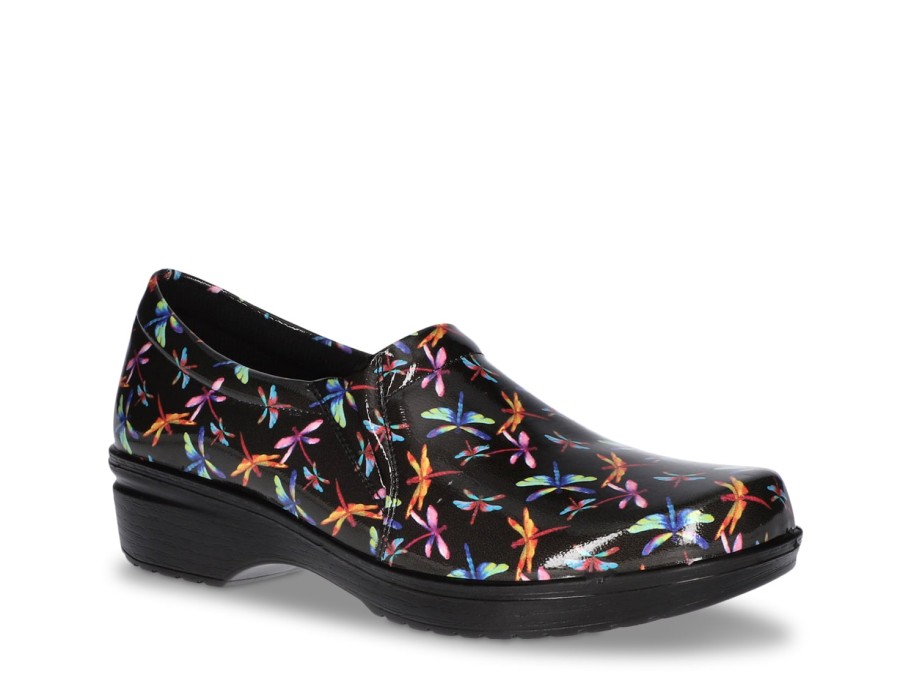 Hot Easy Works by Easy Street Tiffany Clog Multicolor