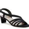 Clearance Ros Hommerson Lettie Sandal Black Textile