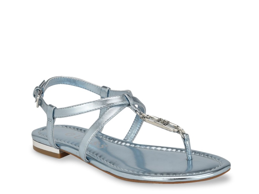 Best Guess Meaa Sandal Light Blue