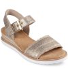 Hot Skechers Bobs From Skechers Desert Kiss Gold Crush Wedge Sandal Gold Metallic