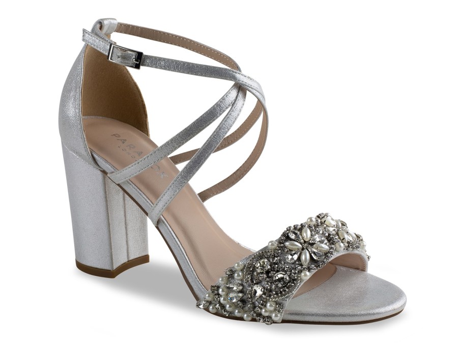 Best Paradox London Hira Sandal Silver Metallic