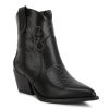 Clearance London Rag Aries Western Bootie Black