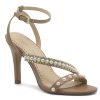 Online Adrienne Vittadini Geri Dress Sandal Beige