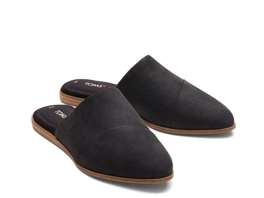 Online TOMS Jade Mule Black