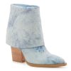 Best Jessica Simpson Lerra 2 Foldover Bootie Light Denim Blue