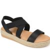 Clearance Journee Collection Caroline Espadrille Sandal Black